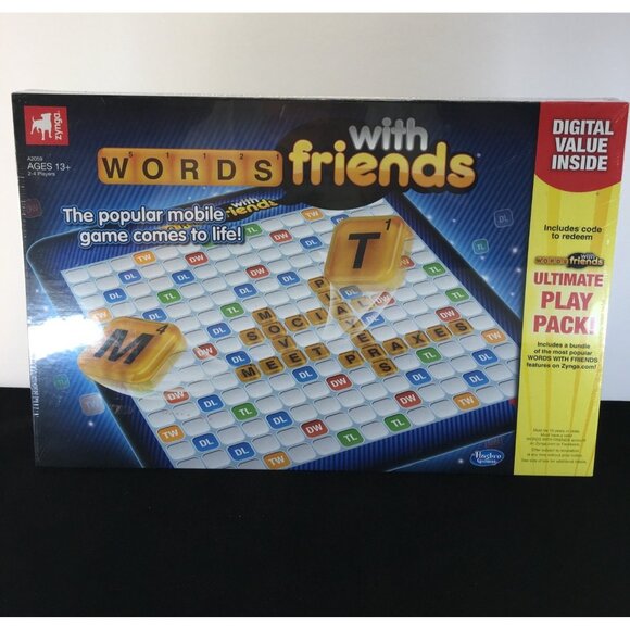 Zynga Words with Friends Classic Board Game by Hasbro - NEW! - Picture 1 of 15